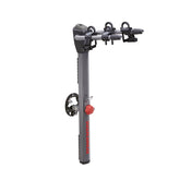 Yakima SpareRide rear view showing 2-bike rack on a spare for universal compatibility