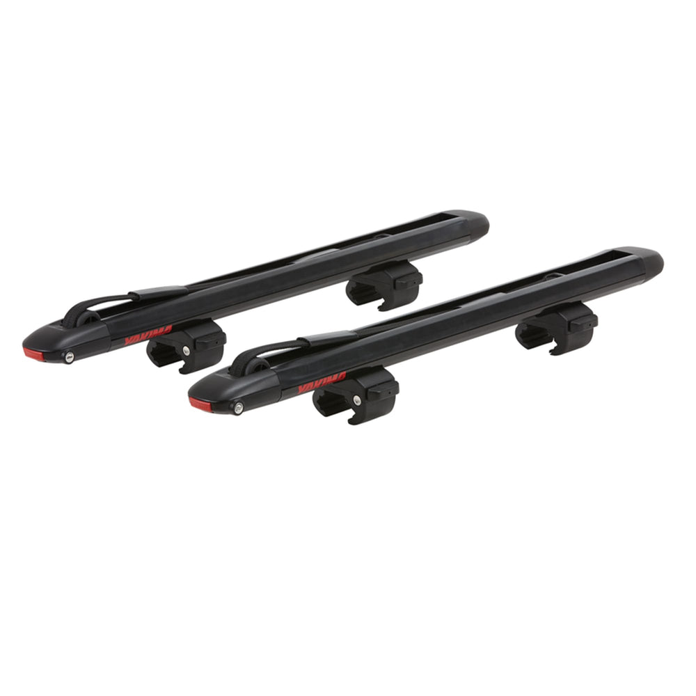 Yakima SupDawg loading rollers assist two-board loading for easier roof transport.