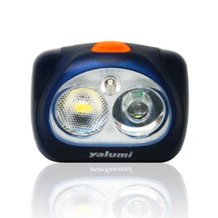 Yalumi Spark Pro headband tilt adjustment enables precise beam alignment during activities.