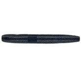 Yamamoto 3'' Fat Senko Black NF front view, a versatile soft bait for multiple rigging styles.