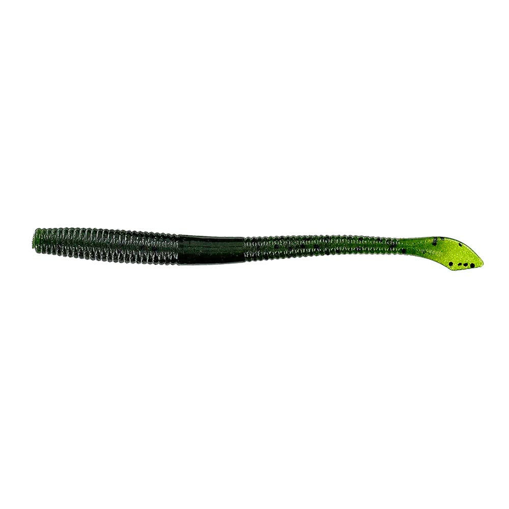 Yamamoto Kut Tail Worm Watermelon Pepper product shot shows design and color options for versatile fishing