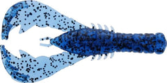 Yamamoto 4-inch Yama Craw Blue with large black flake, ideal jig trailer.