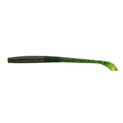 Yamamoto 5in Kut Tail Worm in Watermelon, ideal for finesse drop-shot bass fishing.