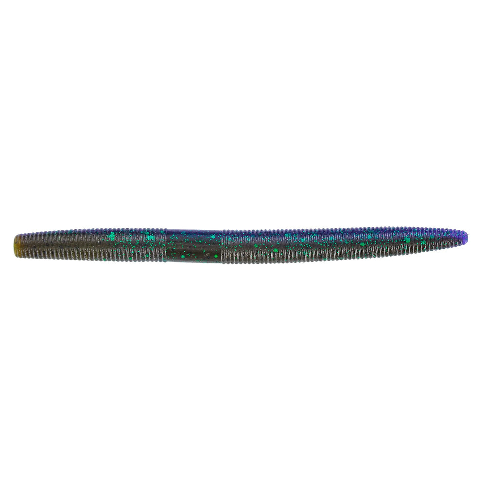 Yamamoto 5in Senko Bama Bug on bass setup, ideal for wacky or Texas rigs.