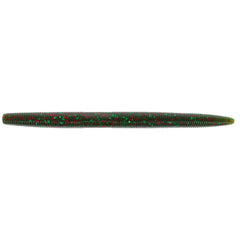 Yamamoto 6in Senko Watermelon with red and green flakes for deeper water fishing