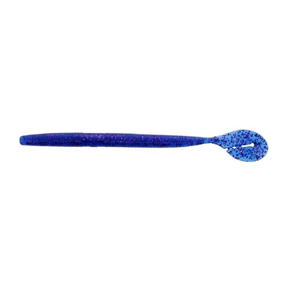 Yamamoto 7-inch Speed Senko Boujee Blue lure for versatile bass fishing in freshwater.