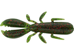Yamamoto Covert Craw Watermelon-BlackRED with buoyant claws ideal for Ned rigs