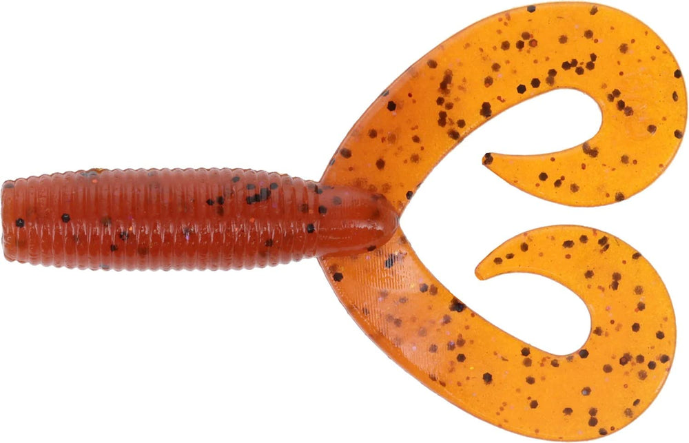 Yamamoto Fire Craw 5-inch double-tail grub for offshore fishing versatility