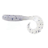 Yamamoto Gary 4-inch grub in blue pearl with hologram accents