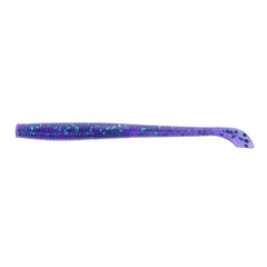 Yamamoto Kut Tail Worm Junebug Purple Emerald tail for finesse bass presentations