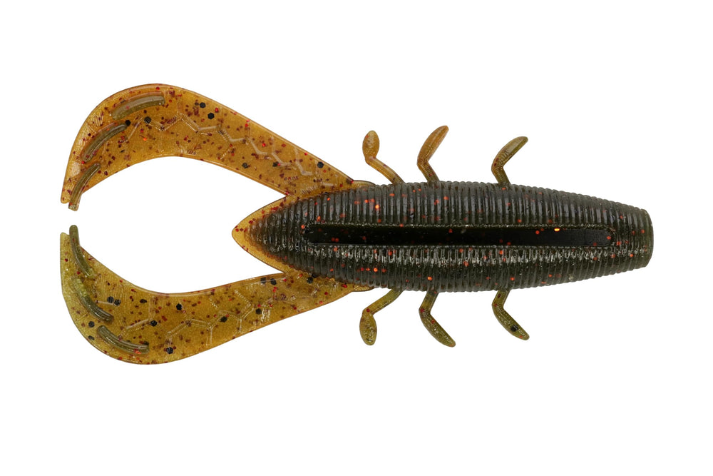 Yamamoto Nuki Bug 3.5in lure with flanged claws for natural swimming action
