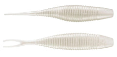 Yamamoto Scope Shad 3in Pearl White lure for visual bass presentations.
