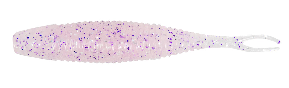 Yamamoto Scope Shad 3in Stealth Purple Shimmer for forward-facing sonar and finesse rigs