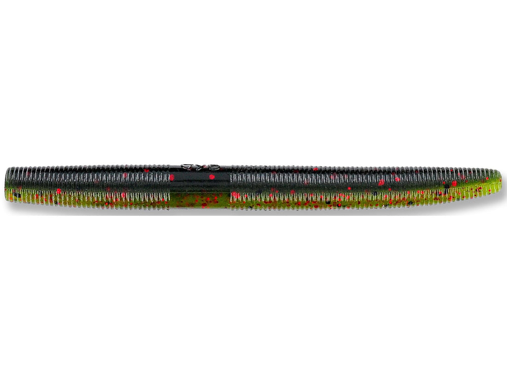 Yamamoto SENKO 4in Watermelon Black with Red Flake for versatile freshwater fishing