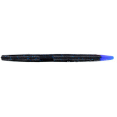 Yamamoto Senko 5-inch black with blue flake, versatile stickbait for multiple rigs.