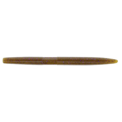 Yamamoto Senko 7in green pumpkin with purple copper flakes, ideal for offshore rigs