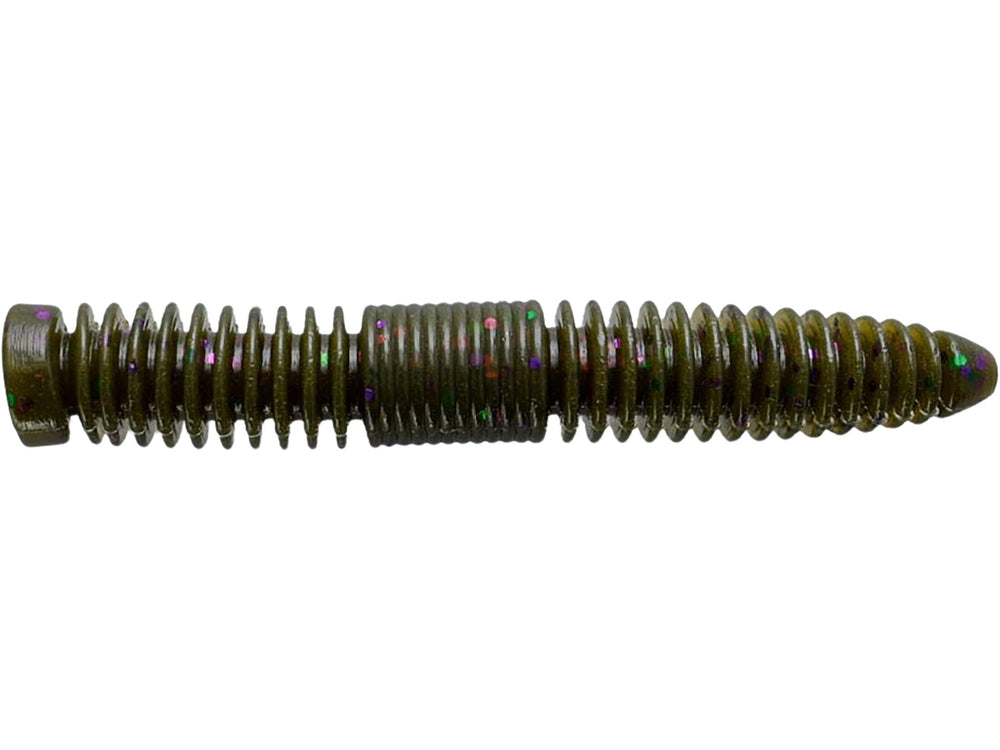 Yamamoto Slinko 3.25 inch green-purple for finesse bass fishing