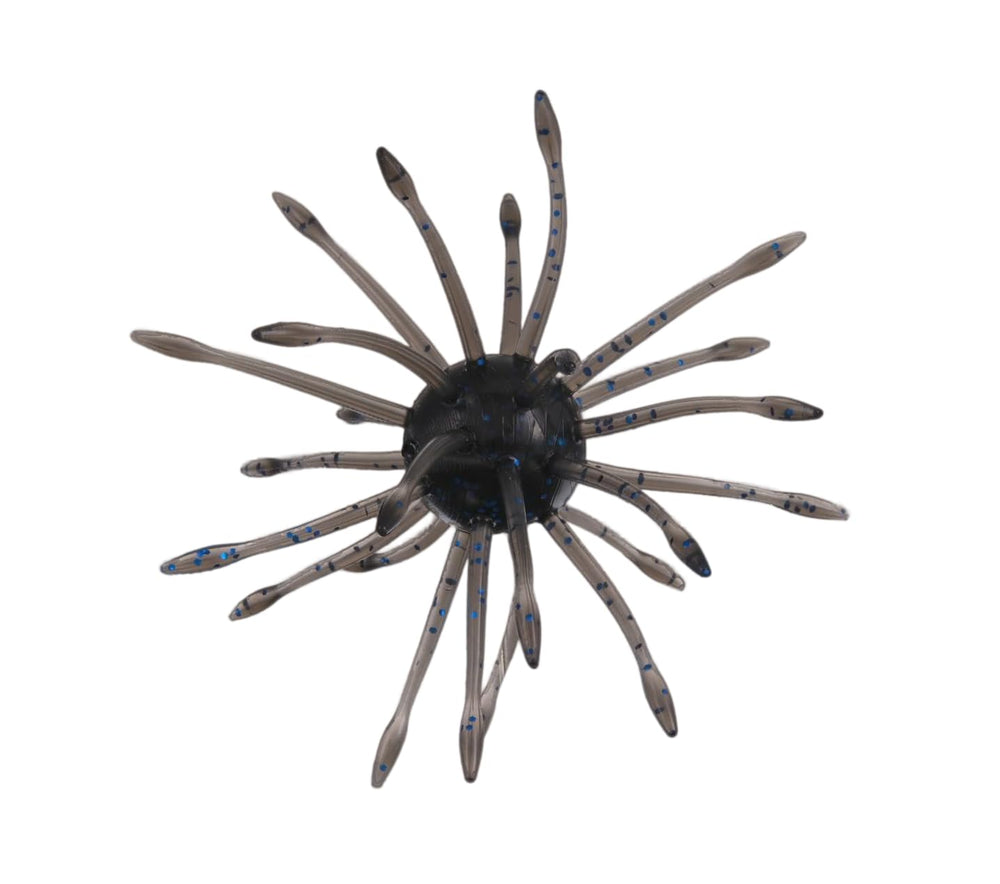 Yamamoto UNI lure, black with blue flakes, ideal for finesse bass bites