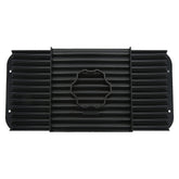 Yaogohua bait rolling plate front view in black ABS plastic (16mm)