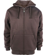 Yasumond men's sherpa-lined hoodie front view for cold commutes and cozy warmth