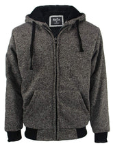 Yasumond zip-up sweatshirt with sherpa lining for cozy warmth on cold days.