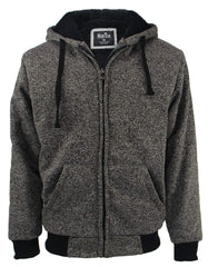 Yasumond zip-up sweatshirt with sherpa lining for cozy warmth on cold days.
