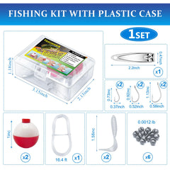 yasuwekik mini fishing kits complete contents are ready for immediate beginner use