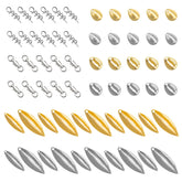 Copper and stainless steel spinner blades with gold and silver electroplating
