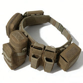 YAY YAKEDA Battle Belts front view with 5in1 setup for versatile duty use.