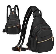 YAZEKOUS crossbody sling bag front view for daily carry.