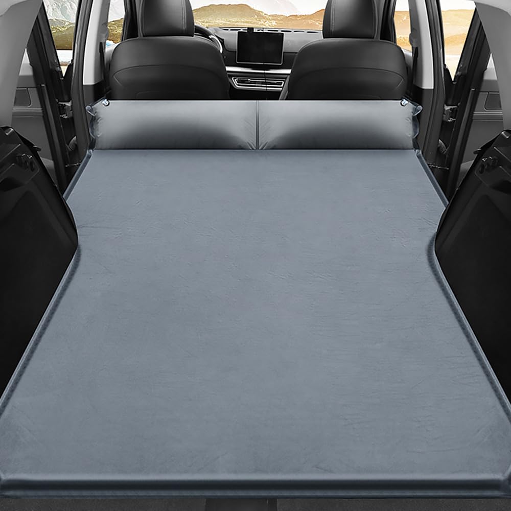 YCLNFC car inflatable mattress on EV6 back seat for comfortable road trips