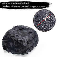 Yeacool camo netting foldable design fits in a camo backpack.
