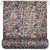 Yeacool camo netting close-up shows 3D leaf pattern for hunting camouflage