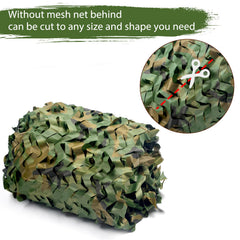 Yeacool camouflage netting foldable layout emphasizing portable setup for camping