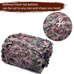 Yeacool camouflage netting spread on ground to blend with terrain.