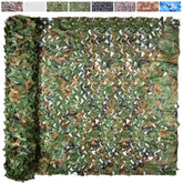 Yeacool camouflage netting woodland pattern closeup shows natural concealment