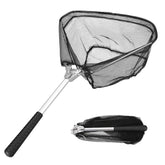 Yeahmart aluminum fishing net with extended telescopic handle