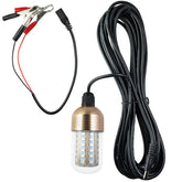YEGRUEB LED night fishing light underwater 12V 30W IP68 green submersible lamp with 26.2ft cord