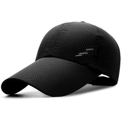 YEKEYI outdoor quick-dry baseball cap with long bill shielding sun and sweat.