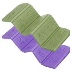 YELARXI purple folding foam mat ready for campsite seating