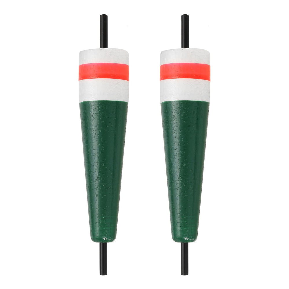 YELARXI 6.3in popping float front view shows durable cork and high visibility.