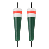 YELARXI 6.3in popping float front view shows durable cork and high visibility.