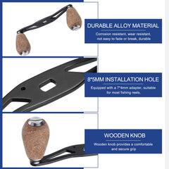 YELARXI dual-knob design promotes balanced line retrieval and smooth operation