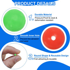 YELARXI round fishing beads designed for versatile rigs and smooth threading.