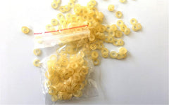 Pack of 200 yellow 2mm pellet bands