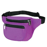 Yens Fantasybag in purple, front view for hands-free storage.