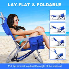 Yestomo beach chair towel bar keeps items off sand