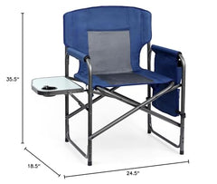 Yestomo Directors Chair breathable mesh panels keep you cooler outdoors.