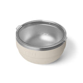 YETI Rambler Bowl with lid on maintains heat for piping-hot dips and meals