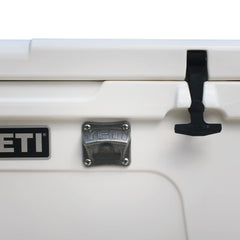YETI bottle opener compact 2.5 x 2.5 x 1.25 inches fits tight spaces.